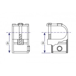 TF135 Clamp-on Tee