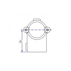 TF136 Clamp-on Tee (2 Bolt)