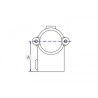 TF136 Clamp-on Tee (2 Bolt)