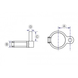 TF140 Gate Hinge Pin