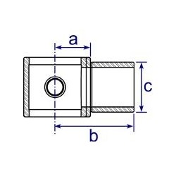 TF147 Internal Swivel Tee