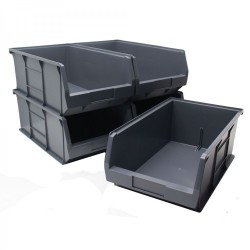 Grey Plastic Parts Bins