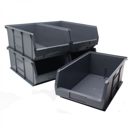 Grey Plastic Parts Bins
