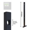 Mezzanine Floor Handrail Post 