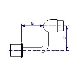 TF728C - Assist Expanding Internal Corner Bracket 42.4mm O/D