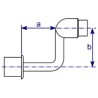 TF728C - Assist Expanding Internal Corner Bracket 42.4mm O/D