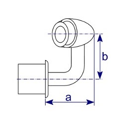 TF729C - Assist Expanding External Corner Bracket 42.4mm O/D
