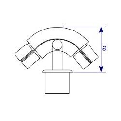 TF729C - Assist Expanding External Corner Bracket 42.4mm O/D