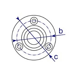 TF731C - Assist Wall Flange 42.4mm O/D