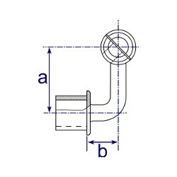 TF747C - Assist Expanding Internal Swivel Bracket 42.4mm O/D