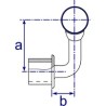 TF748C - Assist Saddle Internal Swivel Bracket 42.4mm O/D
