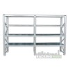 SH030 - Galvanised Shelving Two Bay Run.