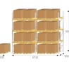 Pallet Racking 5000mm (H) x 900mm (D)