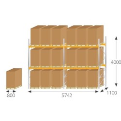 Pallet Racking 4000mm (H) x 1100mm (D)