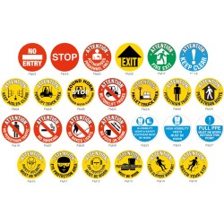 Hi-Visibility Floor Signs