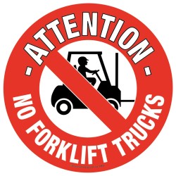 Hi-Visibility Floor Signs