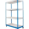 70 Rivet Trolley Shelving 1950mm (H)