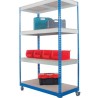 70 Rivet Trolley Shelving 1950mm (H)
