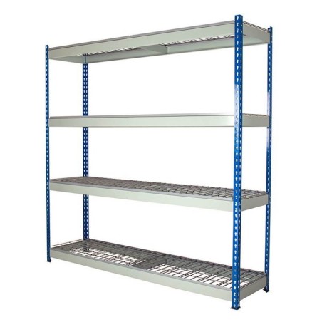 550 Rivet Shelving With Mesh Deck 1830mm (H)