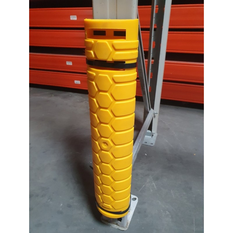 Pallet Racking Plastic Column Guard with Quick Release Cable Ties