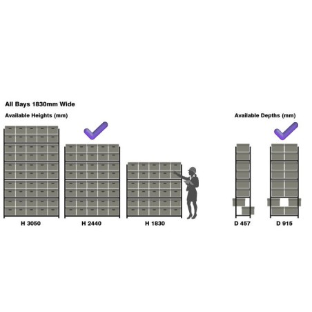 Archive Storage with 80 Boxes