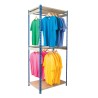 Double Garment Racking 915mm Wide
