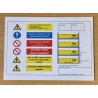 A3 Pallet Racking Loading Notice - 3mm PVC