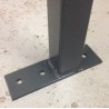 50x50mm Square Mezzanine Floor Handrail Post