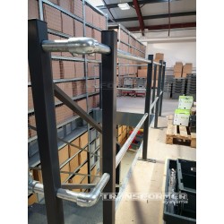 50x50mm Square Mezzanine Floor Handrail Post