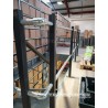 50x50mm Square Mezzanine Floor Handrail Post