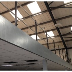50x50mm Square Mezzanine Floor Handrail Post