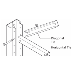 Link 51 Pallet Racking Frame Bracing (Frame Ties) 'H'