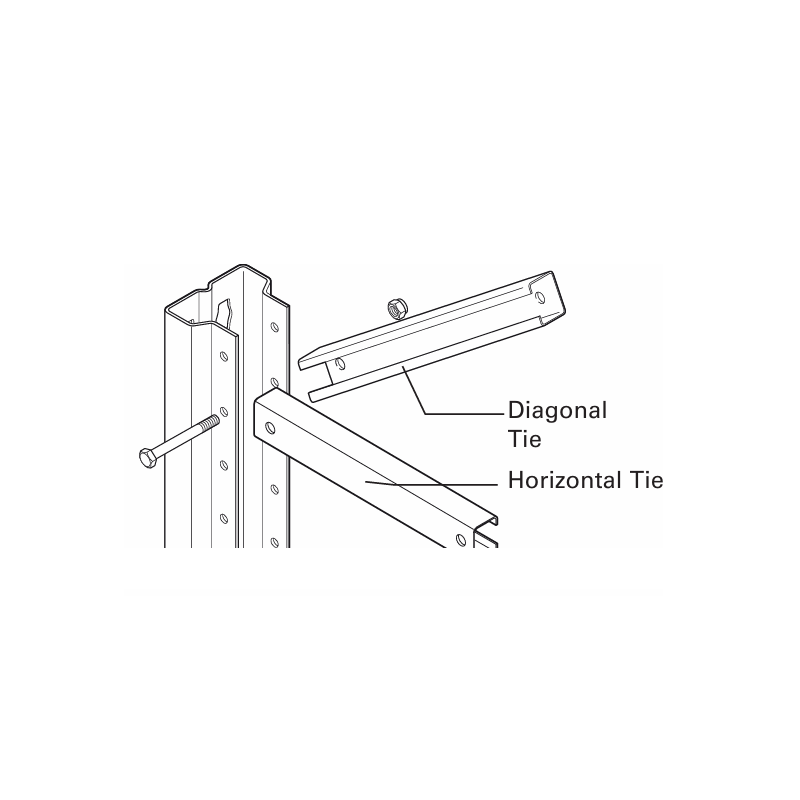 Link 51 Pallet Racking Frame Bracing (Frame Ties) 'H'