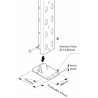 Link 51 Pallet Racking B1 Footplate