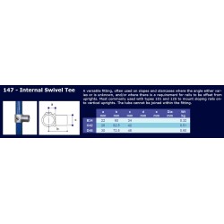 TF147 Internal Swivel Tee