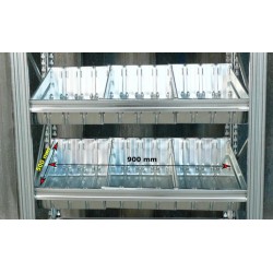 Galvanised Modular Bin Levels - Suit SH030