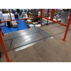 Pallet Gate Aluminium Wear Protector (shown installed with edge protector)